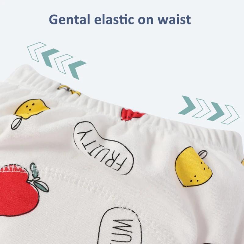 Pantalons d'entraînement pour bébés filles, 4 pièces, sous-vêtements en coton et Polyester, culottes