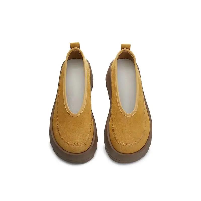 AIYUQI 2026 Mocassins pour femmes, chaussures à plateforme à semelle épaisse, grandes tailles, style
