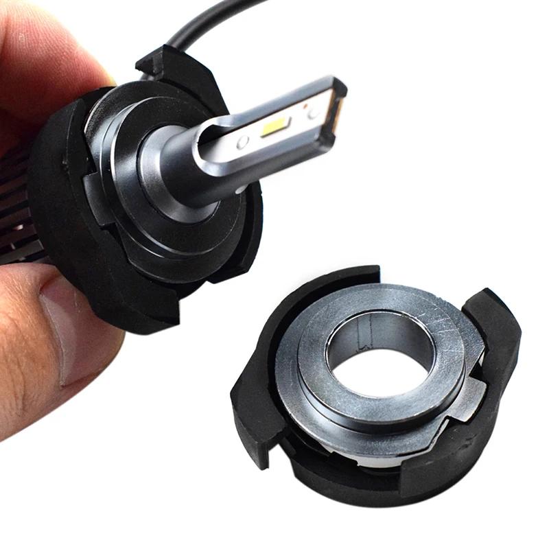 Base d'ampoule de phare Automobile H7, 1 paire, support de remplacement d'adaptateur, couvercle de r
