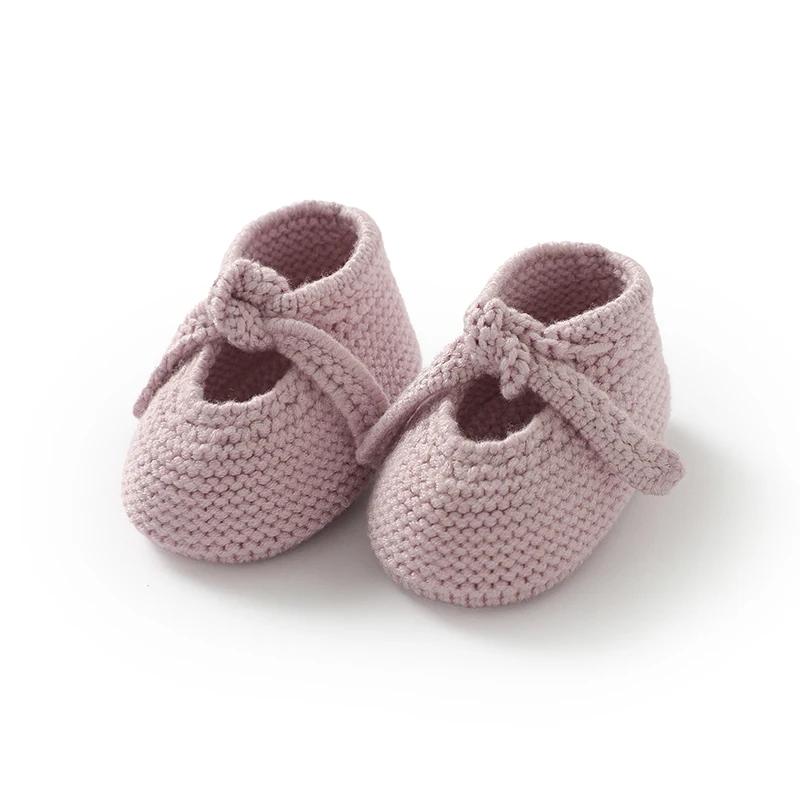 Chaussures en tricot pour bébé de 0 à 18 mois, bottes de lit pour nouveau-né, garçon et fille, acces