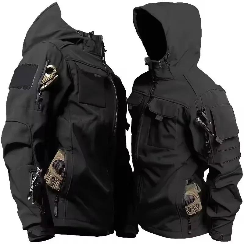 Vestes tactiques militaires pour hommes, nouvelle collection automne-hiver, coque souple, imperméabl