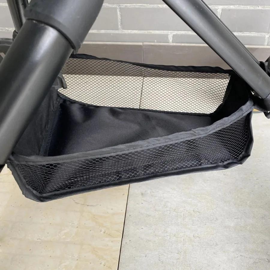 Sac de rangement inférieur pour poussette, panier de rangement universel en maille tridimensionnelle