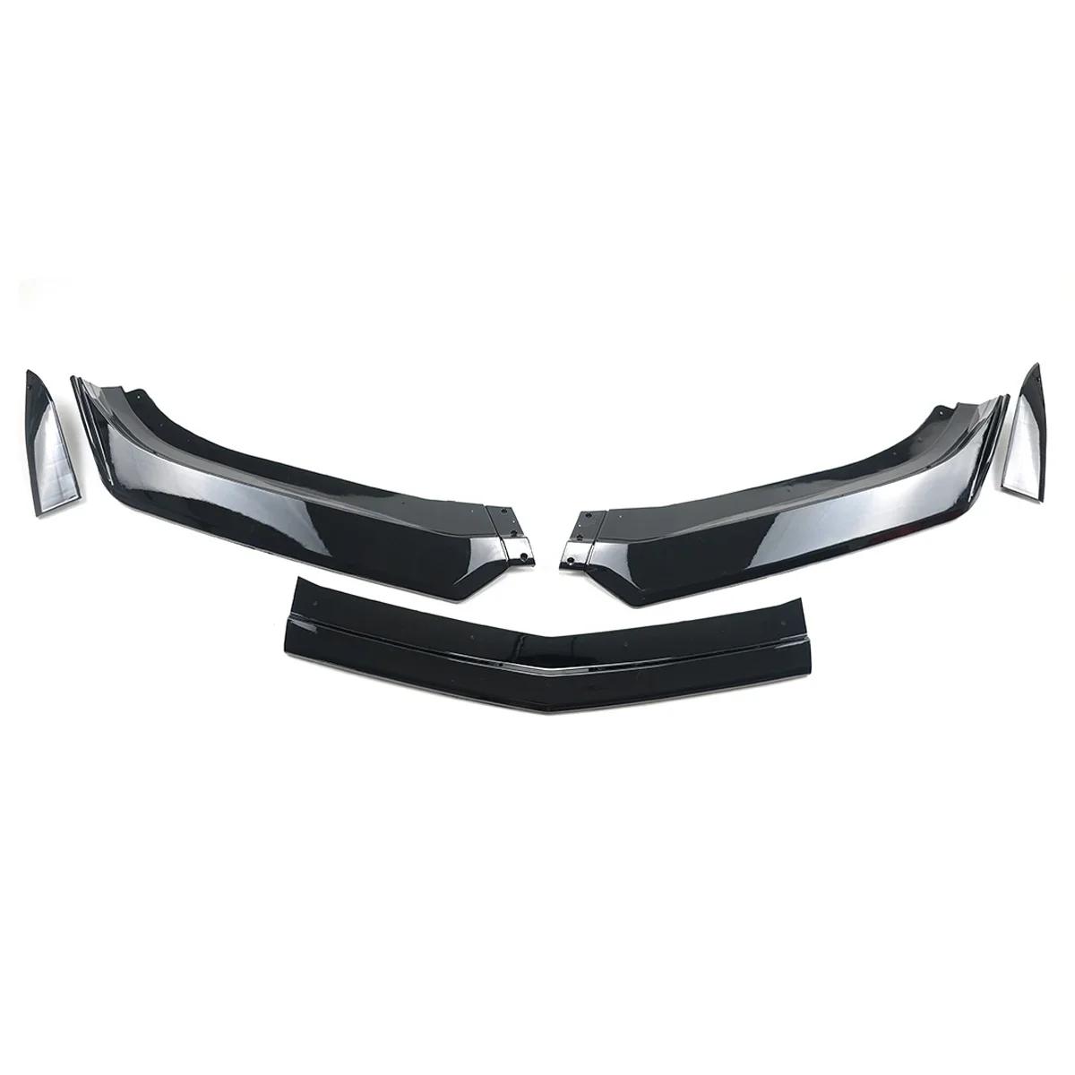 Spoiler de pare-chocs avant pour Camaro SS 2016-2024/Camaro LS LT RS 2019-2024 aspect fibre de carbo