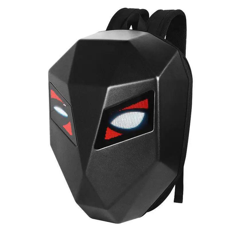Led équitation sac à dos hommes moto sac à dos sport personnalité bricolage chevalier sac à dos femm
