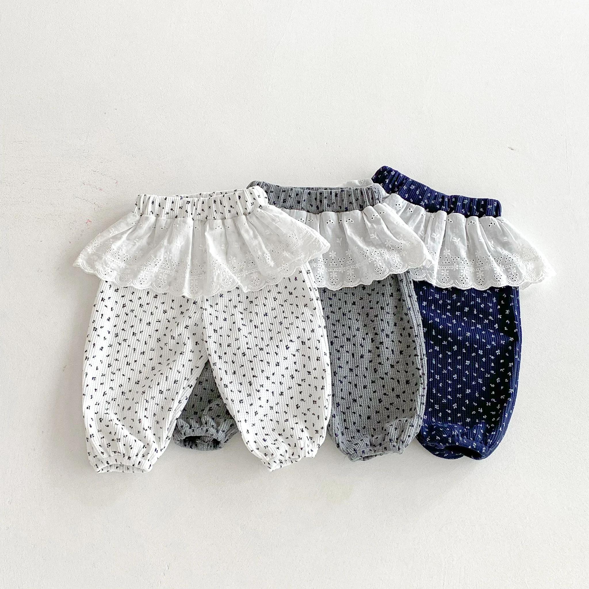 Leggings d'automne pour bébés filles, pantalons longs de style coréen pour nourrissons et tout-petit