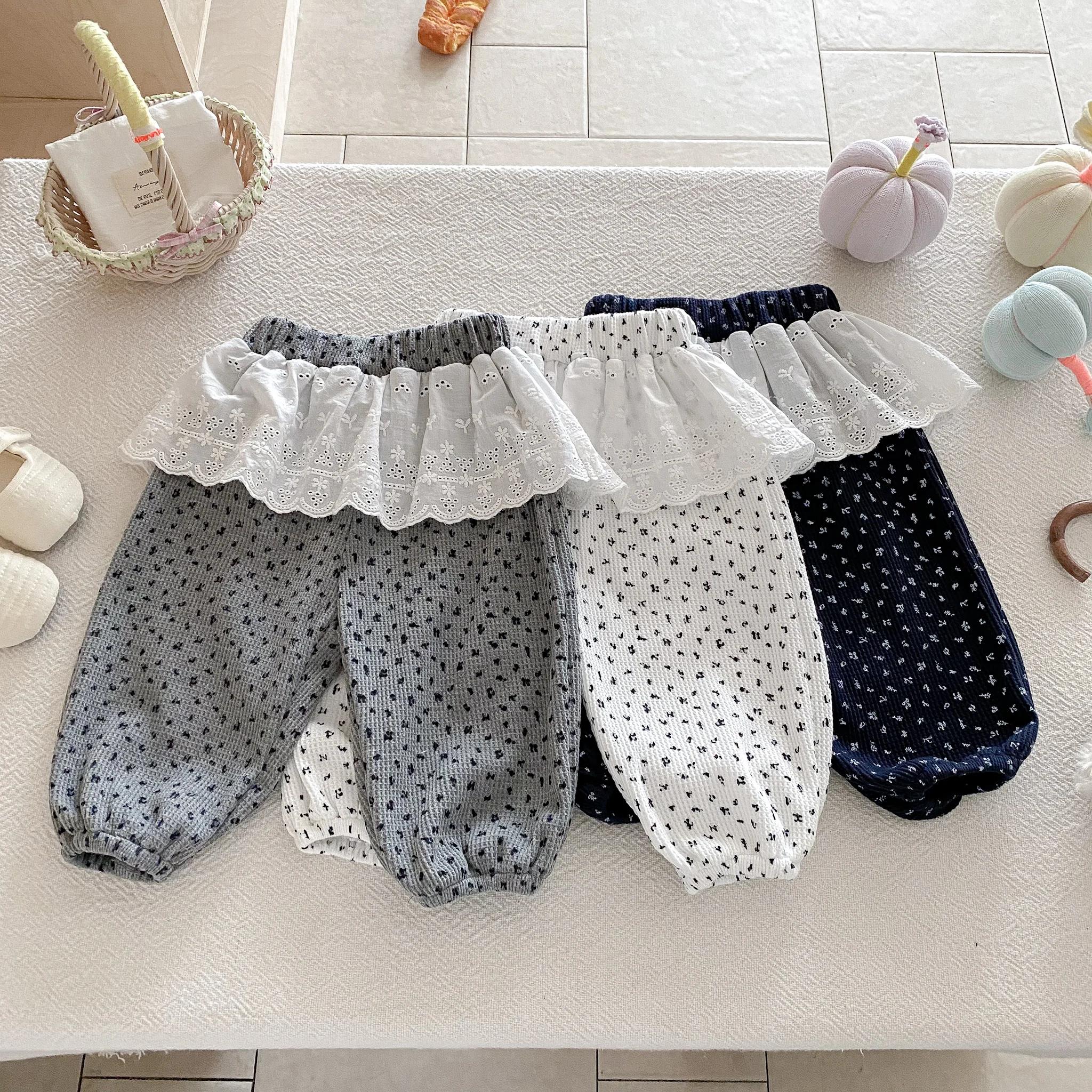 Leggings d'automne pour bébés filles, pantalons longs de style coréen pour nourrissons et tout-petit