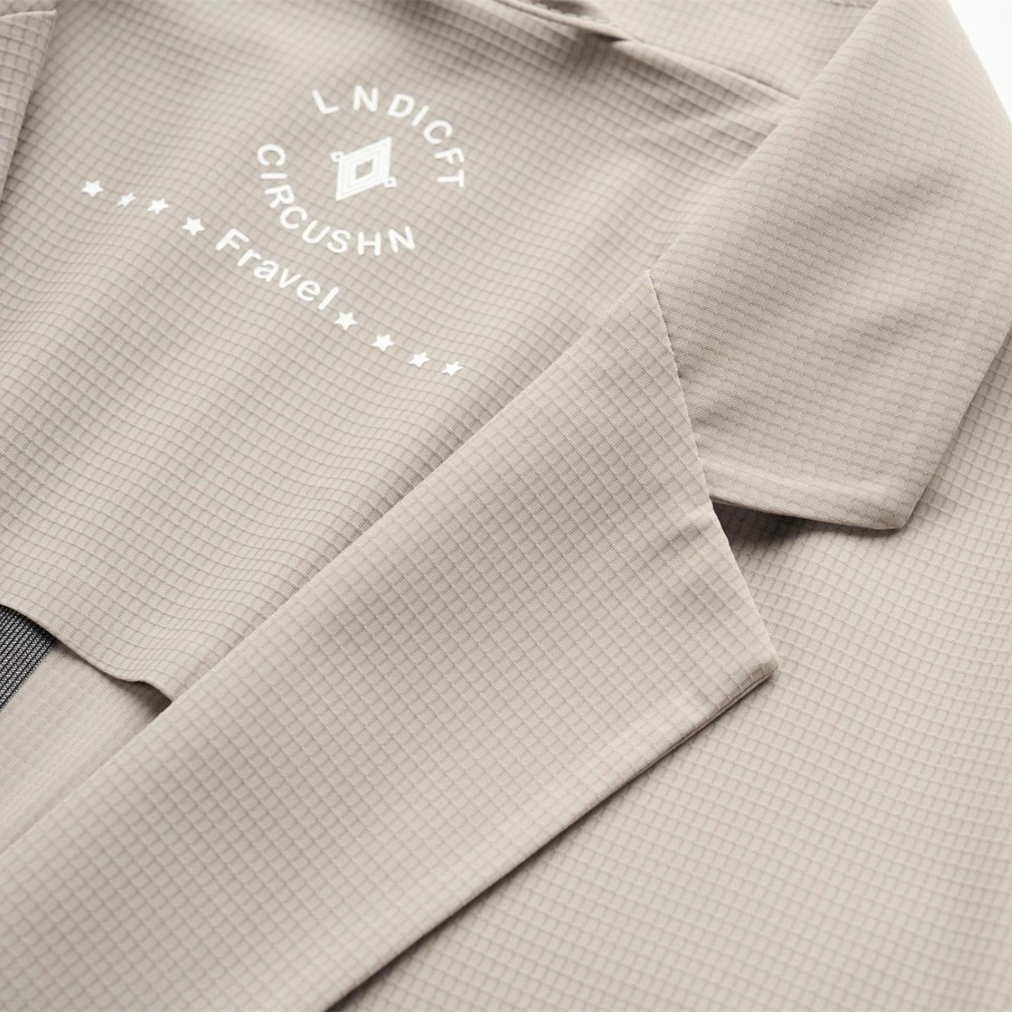 Blazer Décontracté Homme Soie de Glace Sans Couture Haute Élasticité Protection Solaire Veste d'Été