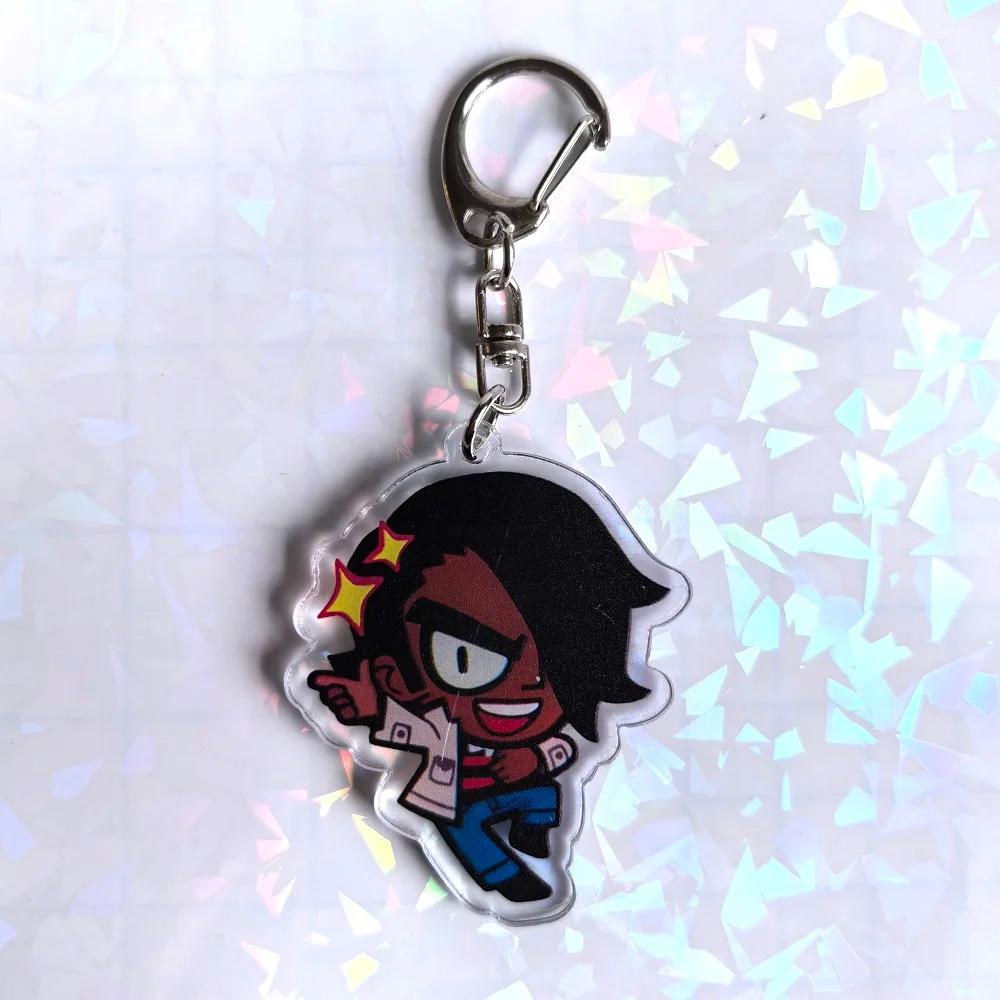 Garçon tordu Scott Pilgrim décolle porte-clés en acrylique cadeau d'anniversaire pour garçons et fil