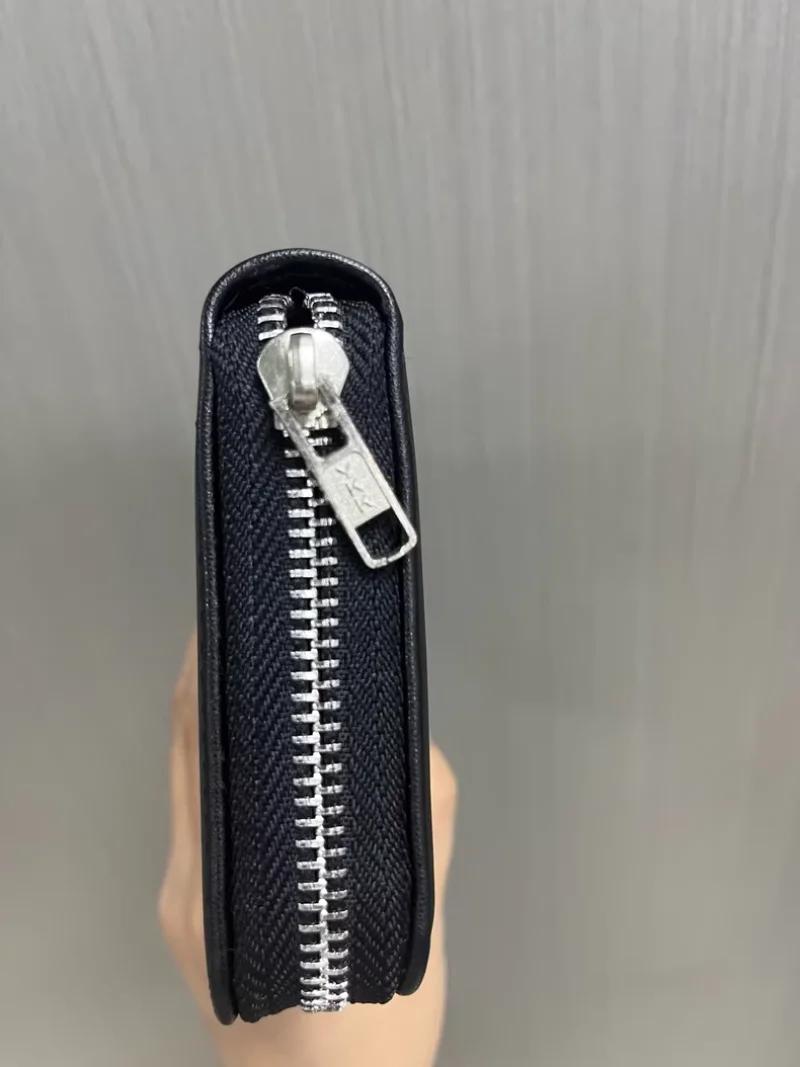 Portefeuille long Porter 2026, cadeau, vente flash, nouveau portefeuille fin en cuir de vachette pou