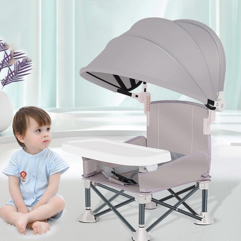 Chaise de salle à manger pliable pour bébé, Table à manger Portable pour enfants, petite chaise d'ex