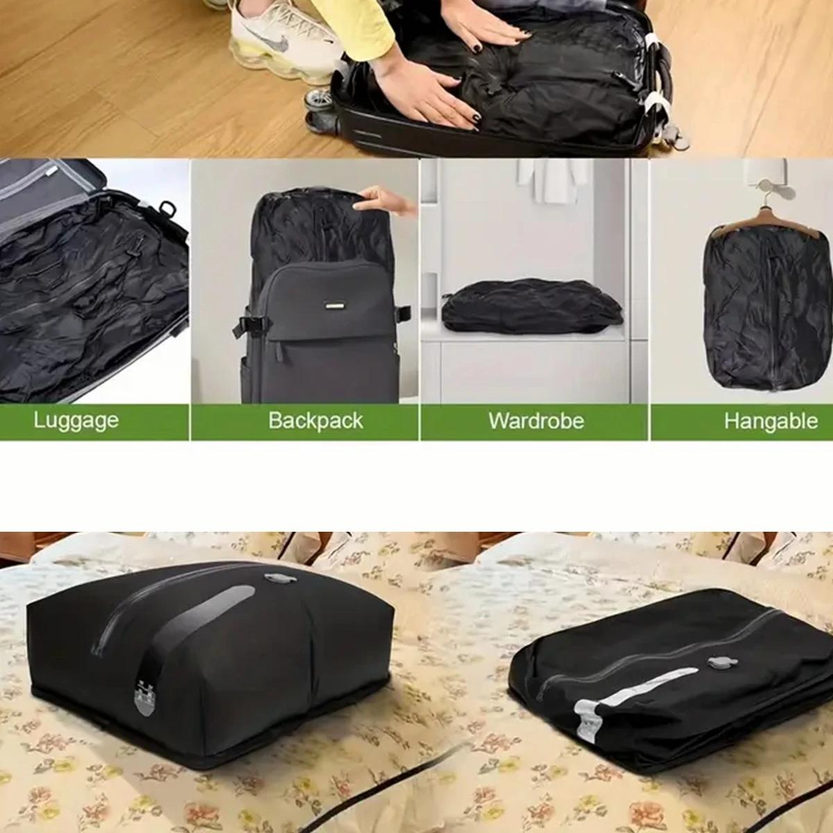 Sac de Compression sous vide, sac de rangement de bagages de voyage, sac de rangement de vêtements,
