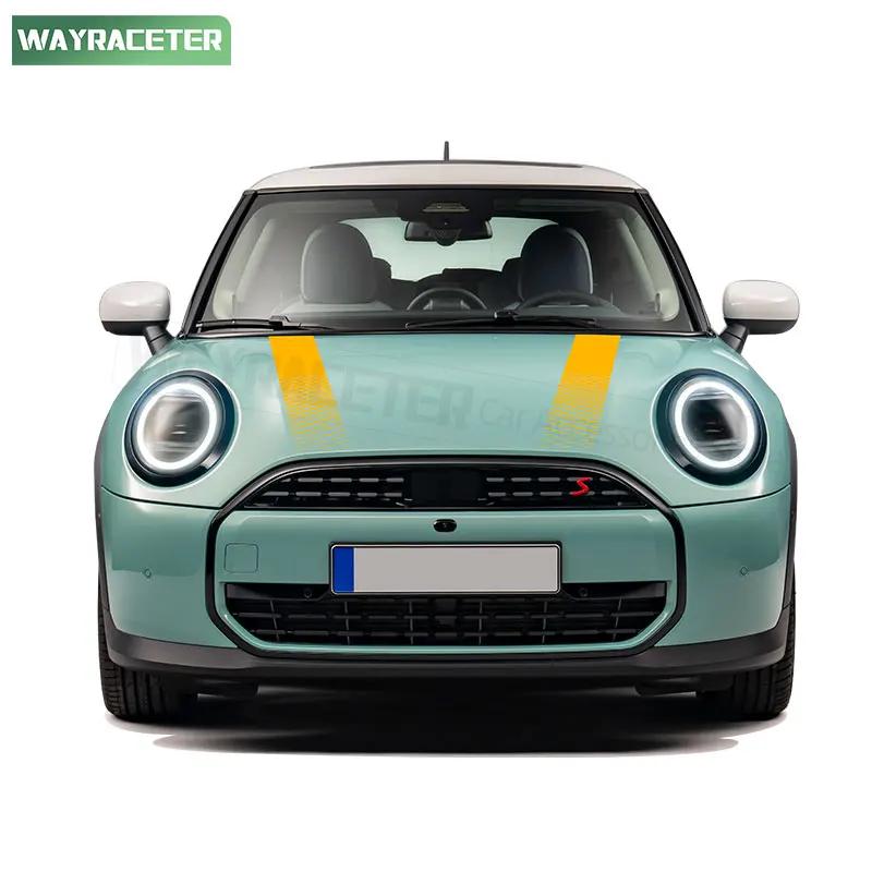 Autocollant à rayures en vinyle pour capot de moteur, 2 pièces, pour MINI JCW J01 John Cooper Works