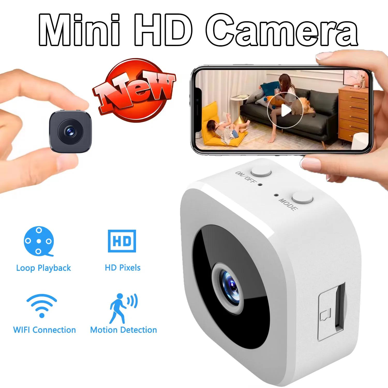 Moniteur bébé Mini caméra HD WiFi Surveillance sans fil Protection de sécurité moniteur à distance c