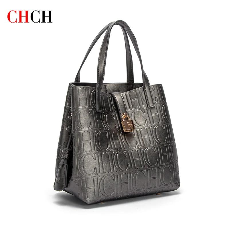 CHCH – sac fourre-tout pour femmes, nouveau sac de Shopping pour mère chignon en acier gaufré
