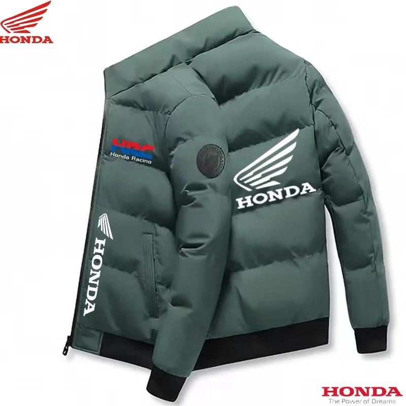 Honda veste en coton chaud décontracté hiver moto veste de sport hommes qualité extérieur veste épai