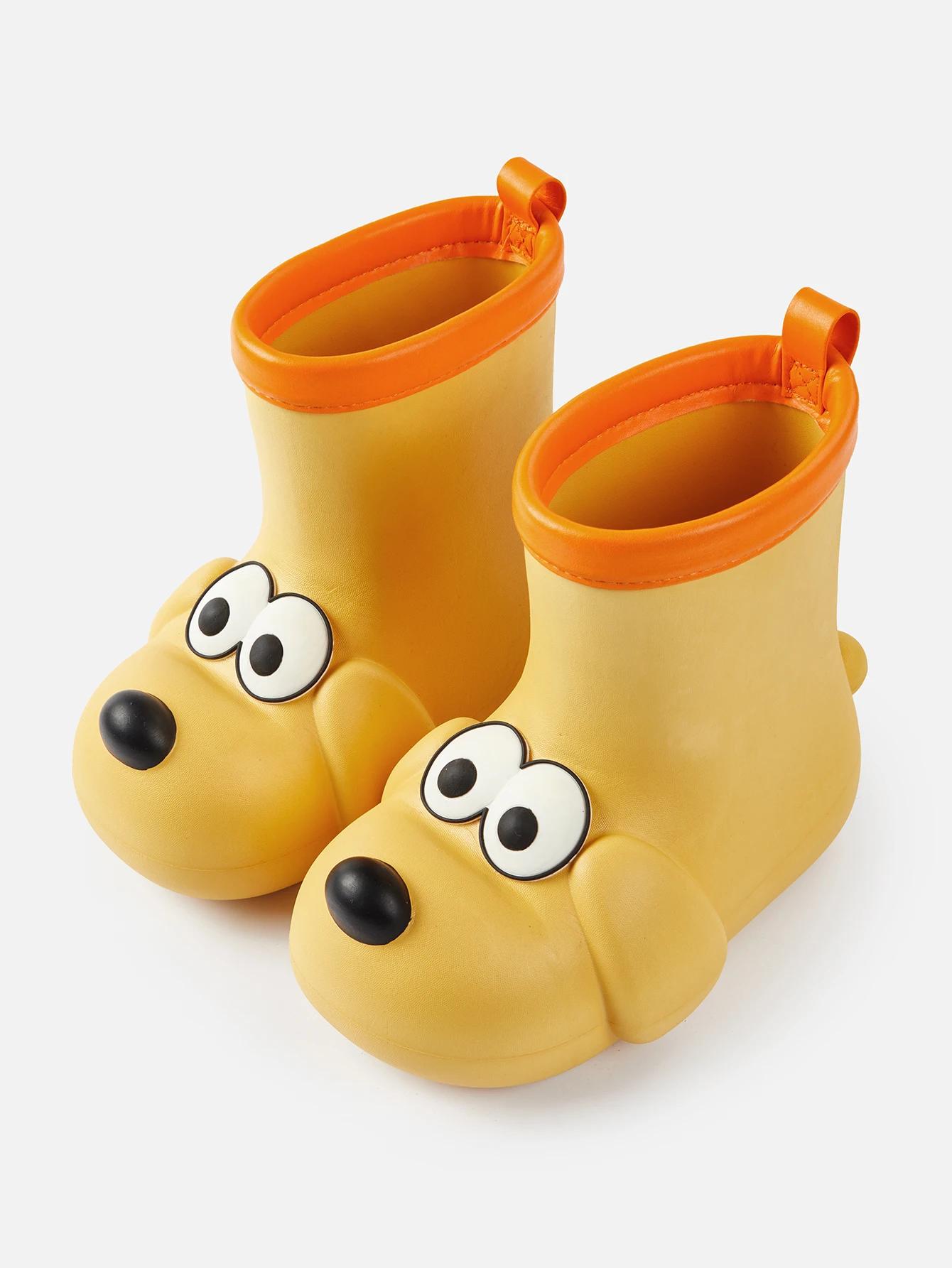 Chaussures de pluie pour chiots, bottes de pluie antidérapantes pour garçons et bébés, modèle fémini