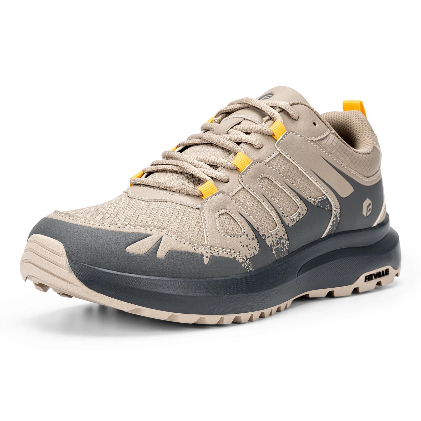 Chaussures de randonnée Fittington imperméables pour hommes, baskets larges, amortissantes, pour la