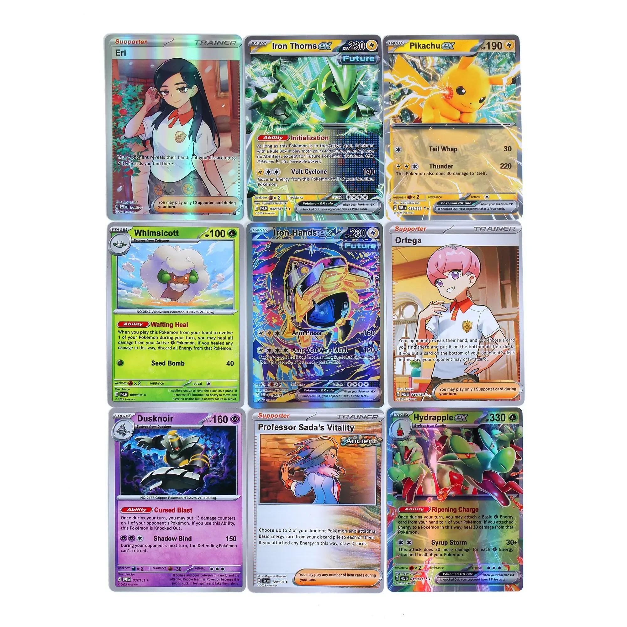 360 cartes Pokémon Prismatic Evolutions PHANTASMAL FLAMES Scarlet Violet 151 Black Bolt Booster Batt