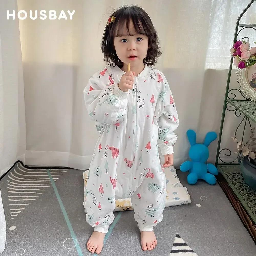 Sac de couchage bébé fille hiver avec pieds - Chaud et confortable pour les nuits 1-4 ans