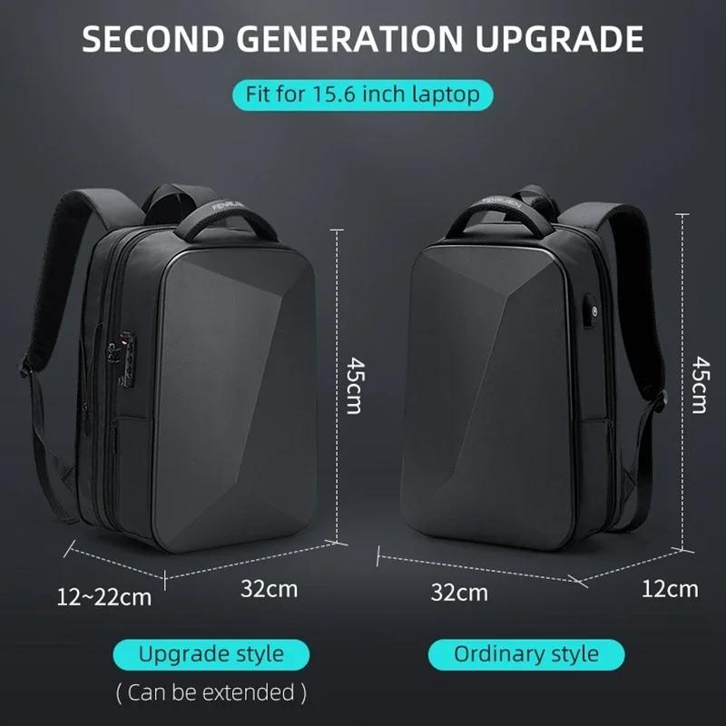 Noir ordinateur intelligent sacs pour ordinateur portable pour hommes sac à dos nouveau étanche étud