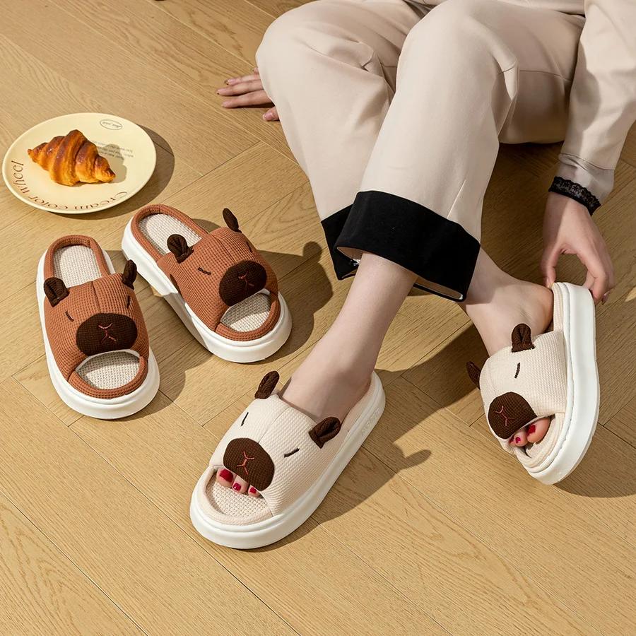 Chaussons pour enfants Capibala mignons et tendance pour le printemps et l'automne, confort intérieu