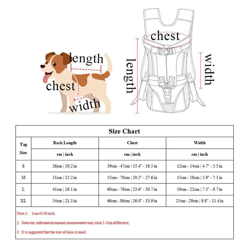 Sac à dos de transport pour animaux de compagnie, pour chiens et chats, éponge épaisse, avant pour a