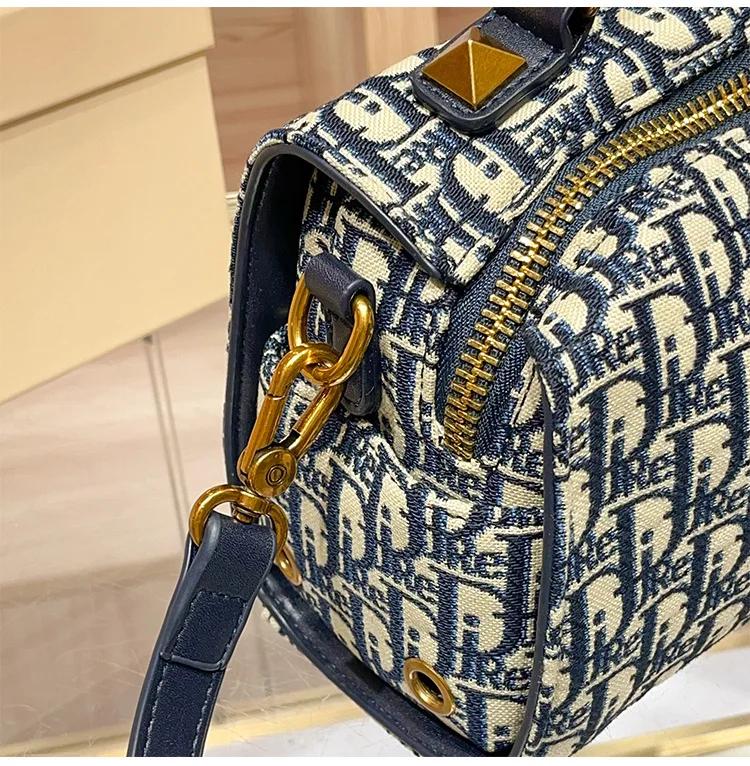 Sac à langer vintage pour femme : Sac à main en cuir de luxe simple, sac messager décontracté haut d