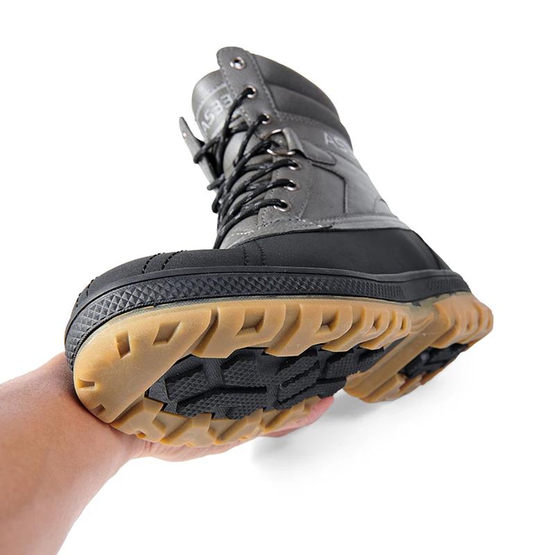 Grande taille 47 bottes d'extérieur pour hommes bottes de neige d'hiver pour hommes bottes de travai