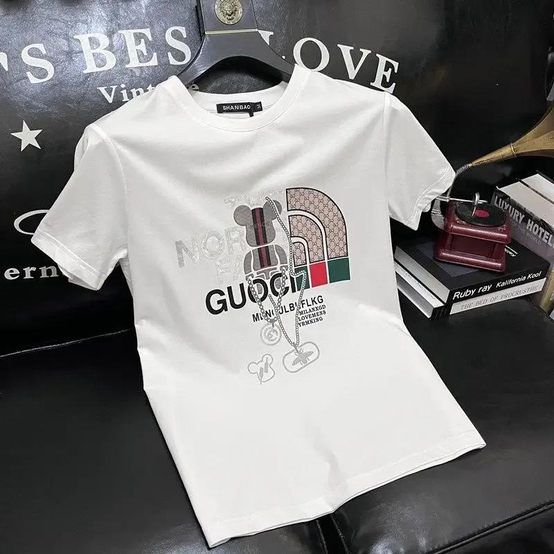 T-shirt de marque de luxe pour homme, imprimé lettres, T-shirt à manches courtes, vêtements pour hom