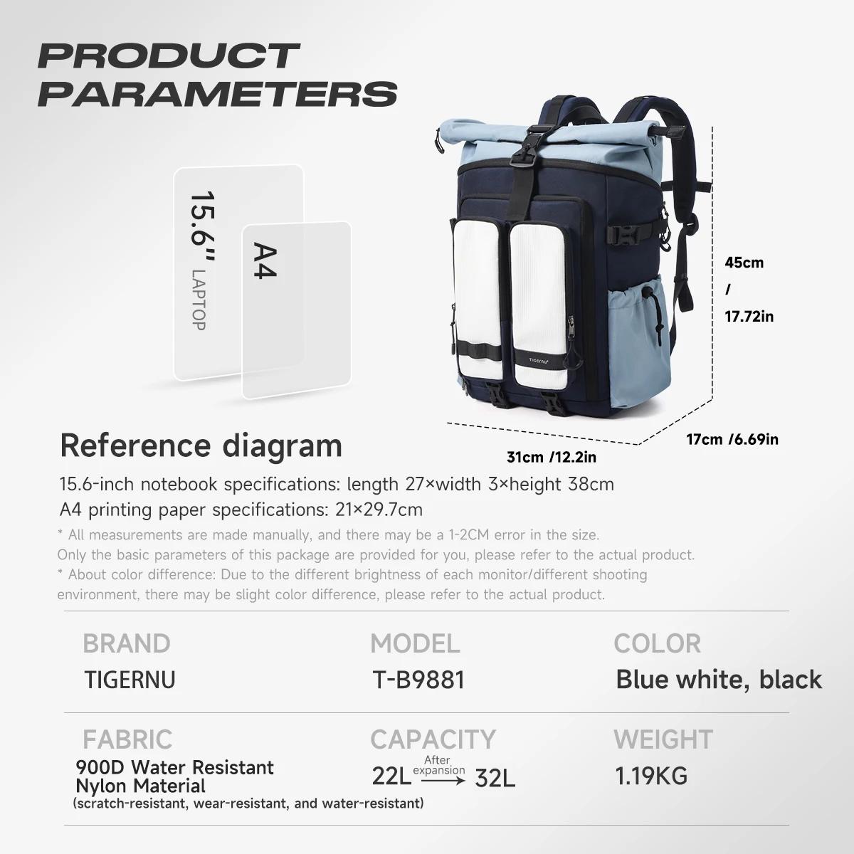 Tigernu mode sac à dos hommes voyage sac à dos sacs école sac à dos collège coréen sac à dos sac de