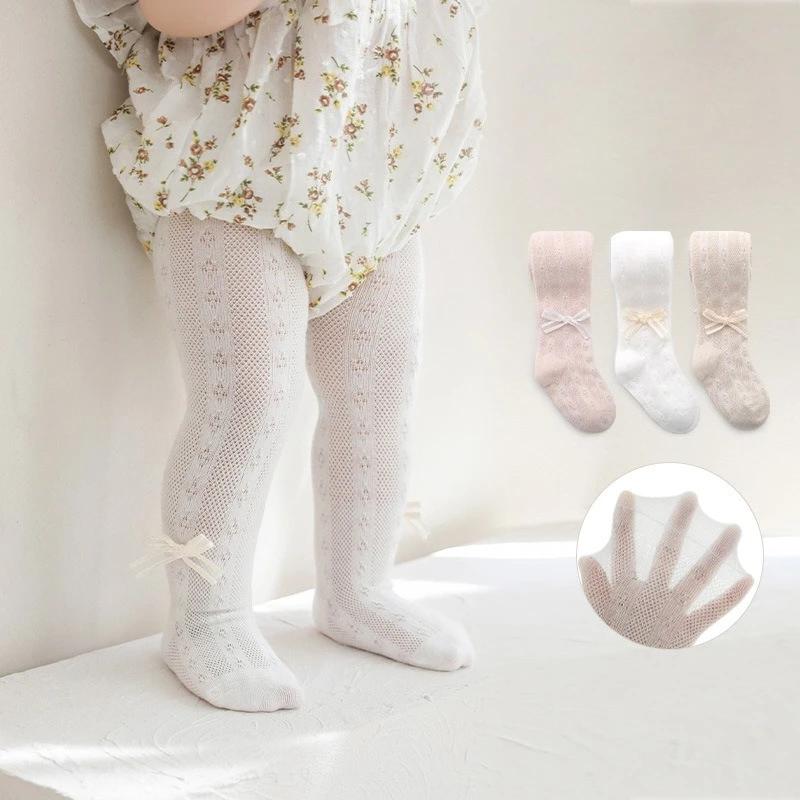 Collants d'été en maille fine pour bébés garçons et filles de 0 à 8 ans, collants en coton doux pour