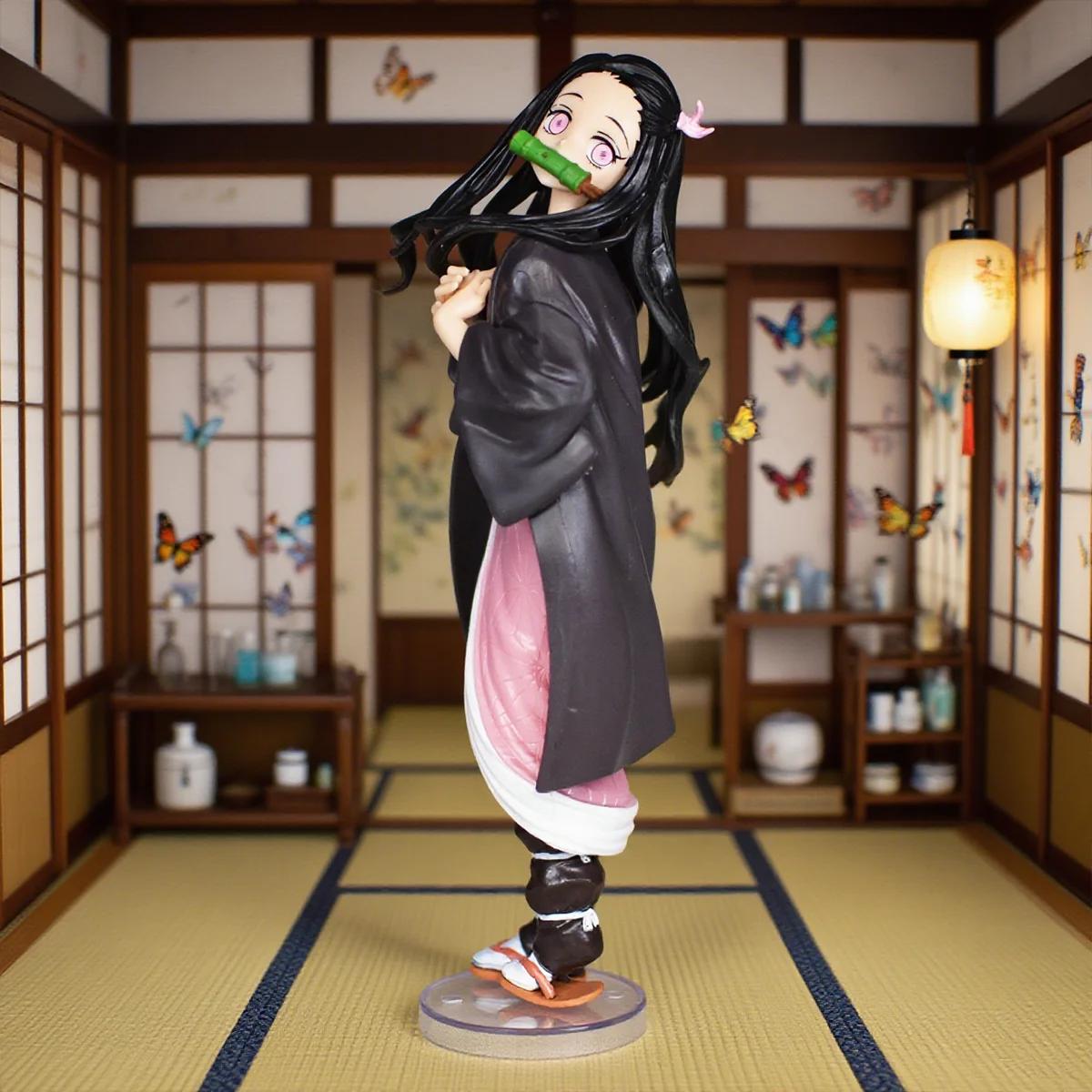 22 cm/8,7 pouces Anime démon tueur Figure Nezuko Figure Collection Statue modèle jouet cadeau