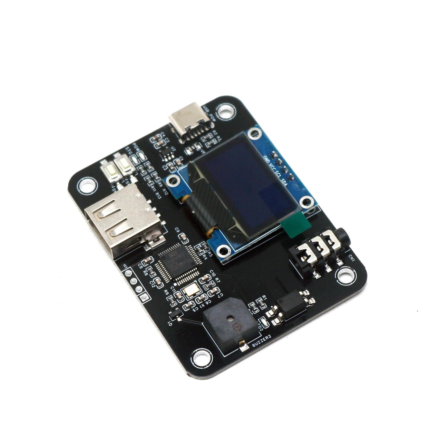 Clavier d'entraînement et de transmission de radio amateur CW avec écran OLED et USB, clavier électr