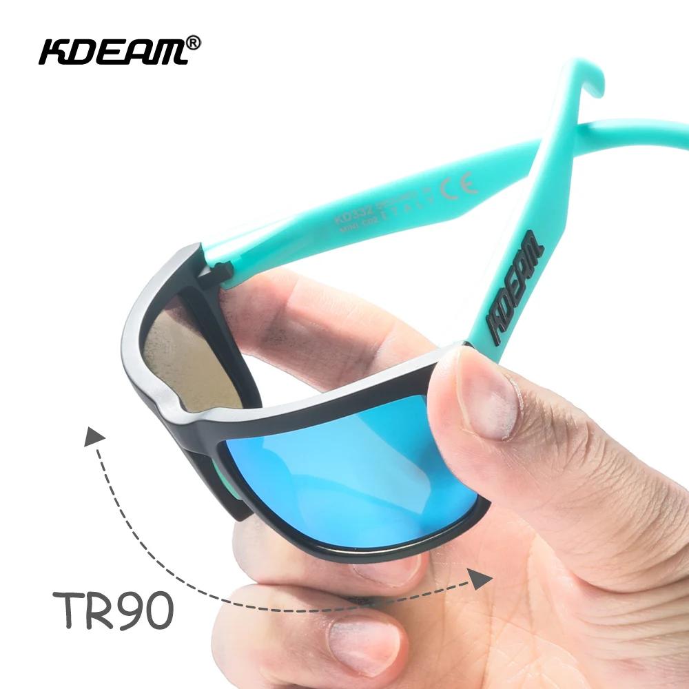KDEAM – combinaison de petite taille pour jeunes, lunettes de soleil polarisées TR90, monture Flexib