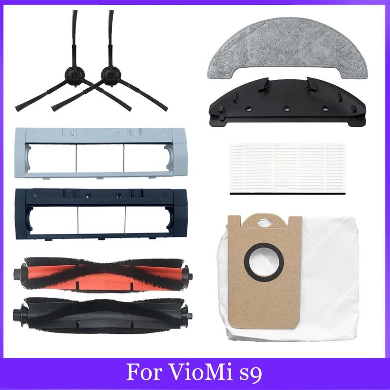 Pièces de rechange pour aspirateur Robot VioMi s9, brosse principale, brosse latérale, filtre Hepa,