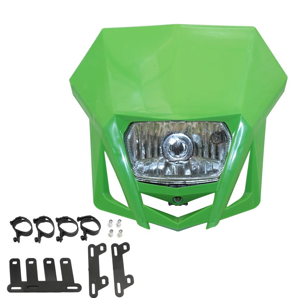 Para honda xr 250 crf 450 yamaha wr placa de farol de motocicleta enduro acessórios de bicicleta de
