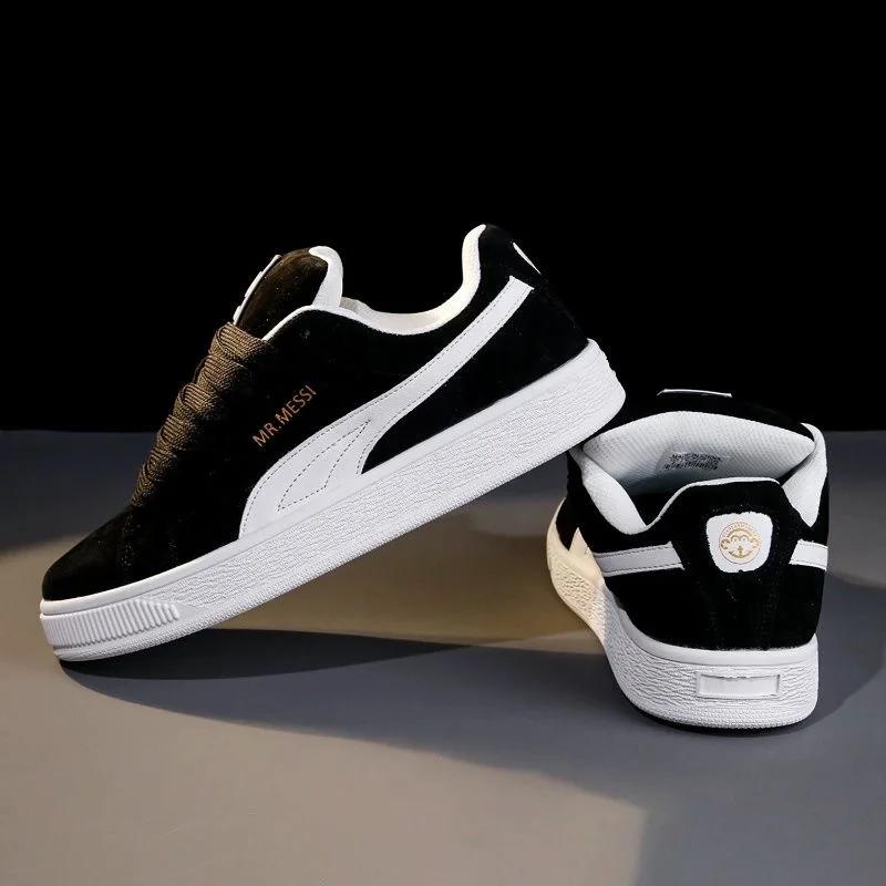 JxShoes-Baskets Confortables et Souples pour Homme, Chaussures de Marche Décontractées et Chaudes, N