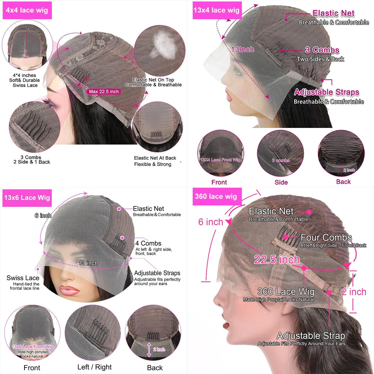 180% vague profonde frontale perruque 13x6 HD dentelle frontale perruques pour les femmes vague d'ea