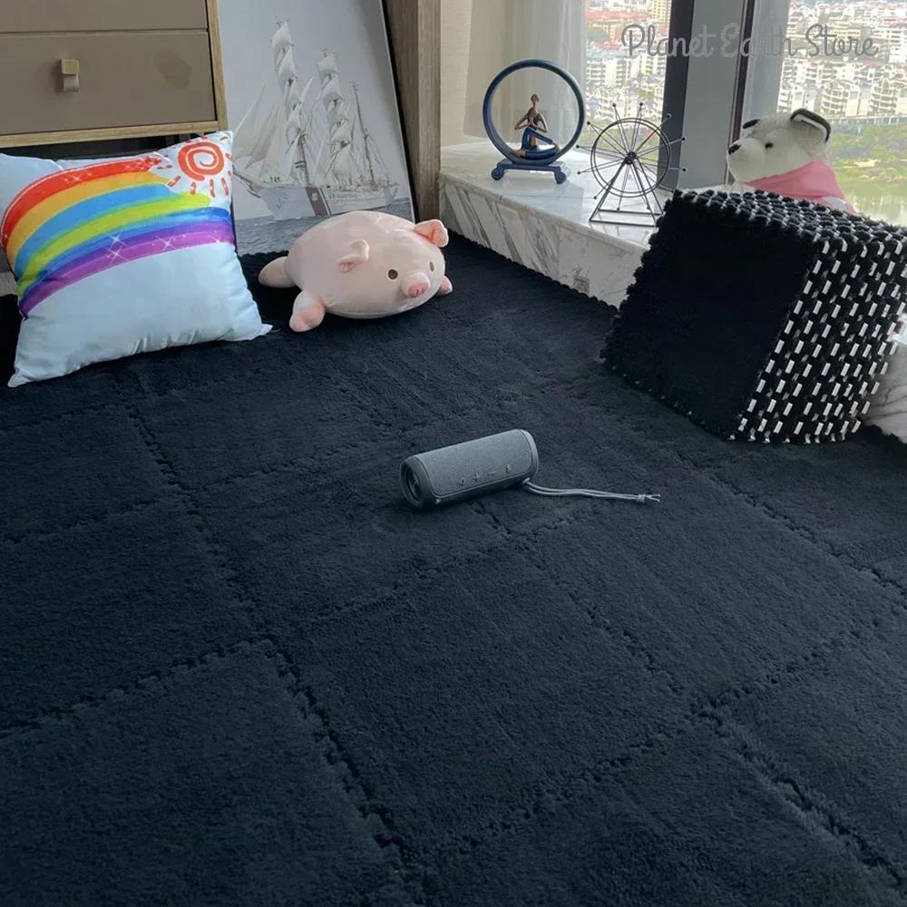 Tapis de jeu en peluche douce pour enfants, 10/20 pièces, jouets pour bébés, Puzzle en mousse Eva, p