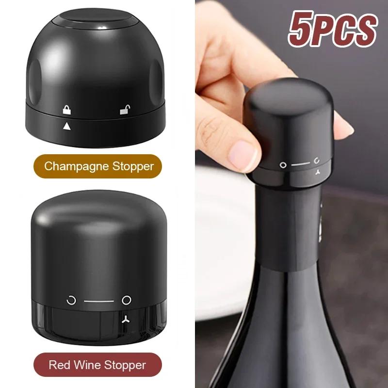 Bouchon de bouteille de vin scellé sous vide, bouchon de Champagne anti-fuite et bouchon de bouteill
