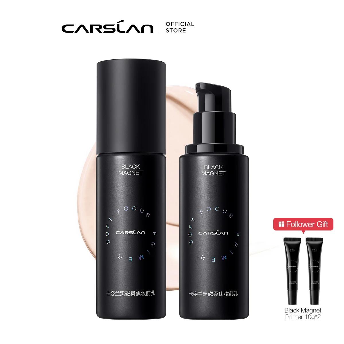 CARSLAN – Base de maquillage à aimant noir, Base de maquillage à mise au point douce, contrôle de l'
