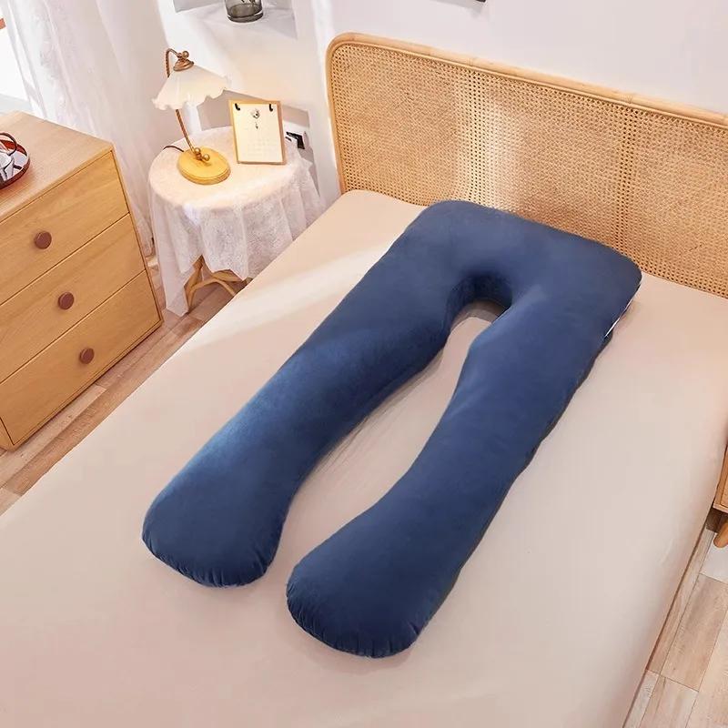 Oreiller de grossesse, oreiller de soutien du dos pour femmes enceintes, oreiller multifonctionnel e