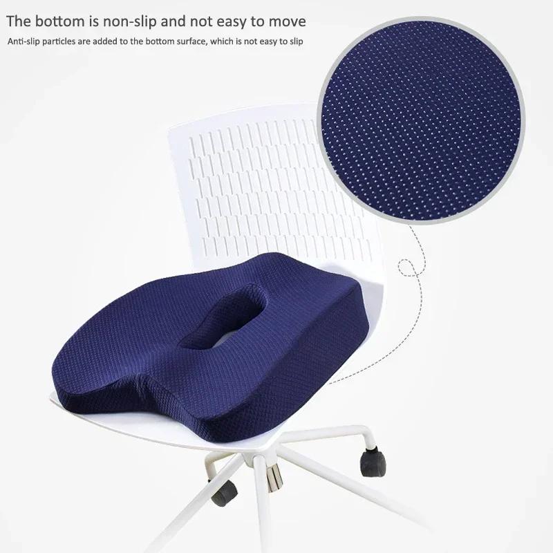 Ensemble de coussins orthopédiques en mousse à mémoire de forme, coussin de soutien du coccyx, pour