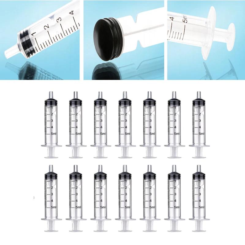 Tube de seringue en plastique de 5ML sans aiguille avec laboratoire hydroponique en plastique OPP, o