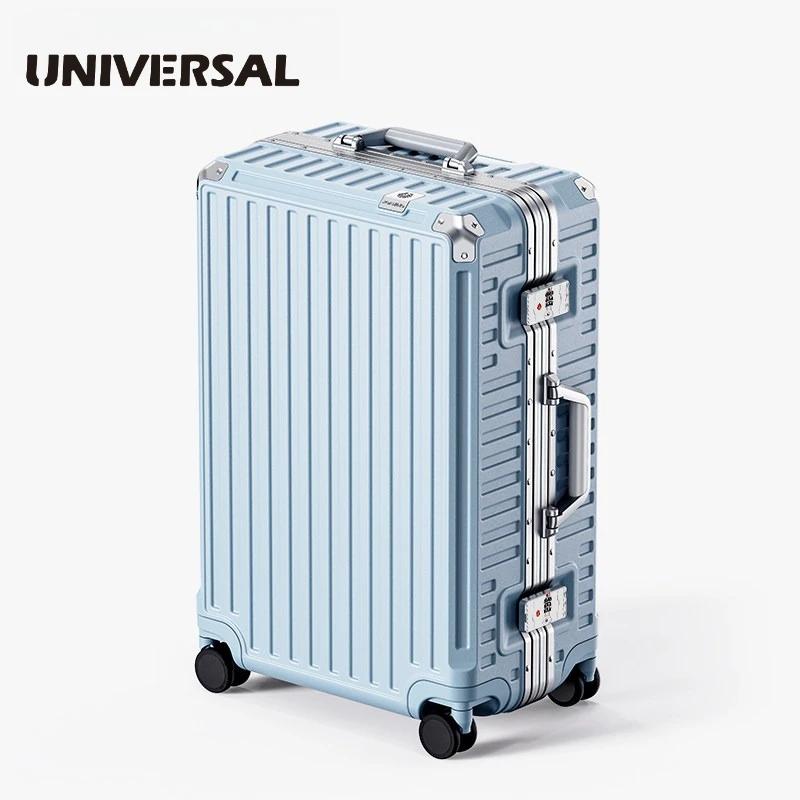 Valise Little Diamond, cadre en aluminium massif, boîte de voyage résistante aux rayures et à l'usur