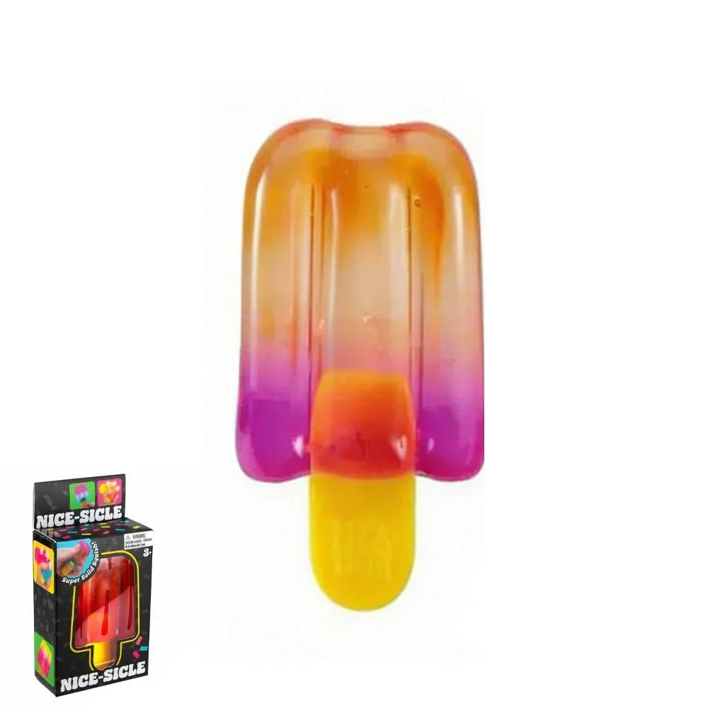 Schylling Needoh Nice Cube Sensory Nice-Sicle, cube sensoriel anti-stress, objet à presser anti-anxi