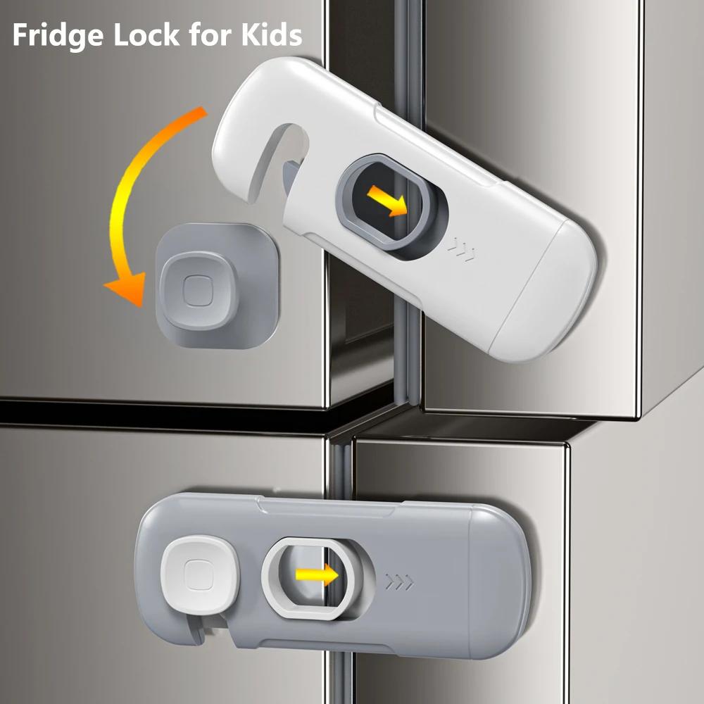Serrure d'armoire de sécurité pour enfants, 1/2/3/5 pièces, Protection de sécurité pour réfrigérateu