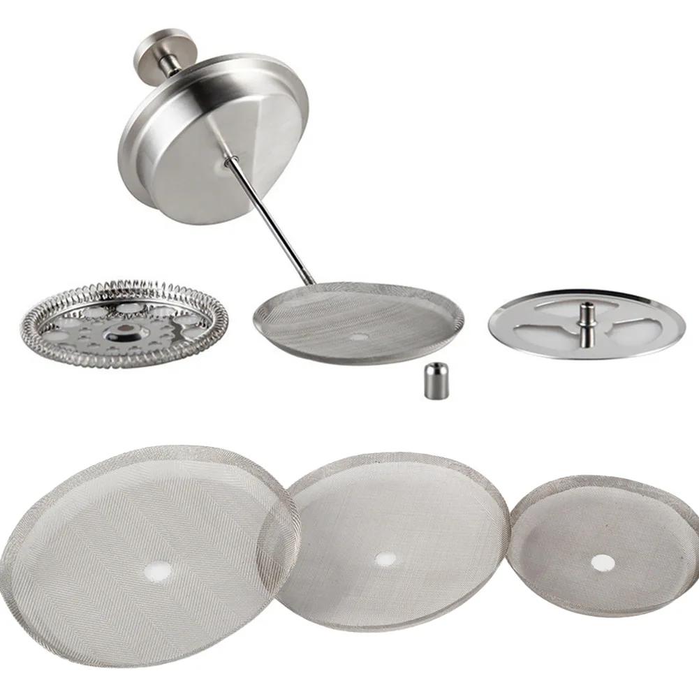 Filtres à presse française, filtre à mailles de remplacement pour Machine à expresso 350 800 1000ML,