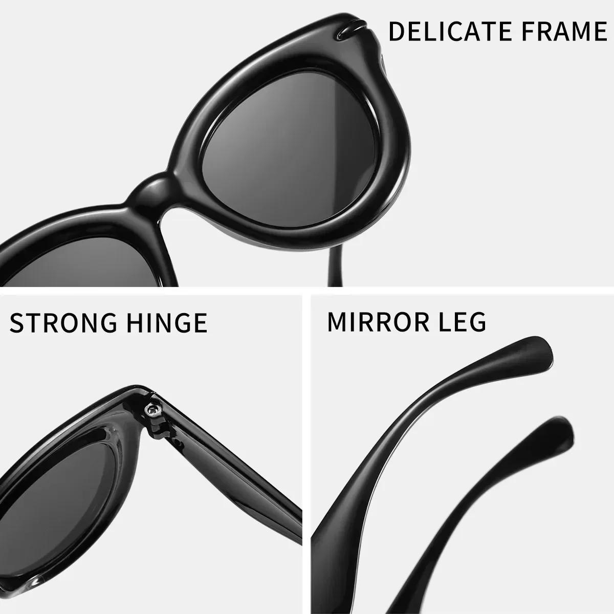AdTosSweet-Lunettes de soleil de dessin animé pour garçons et filles, accessoires photo, mode, sport