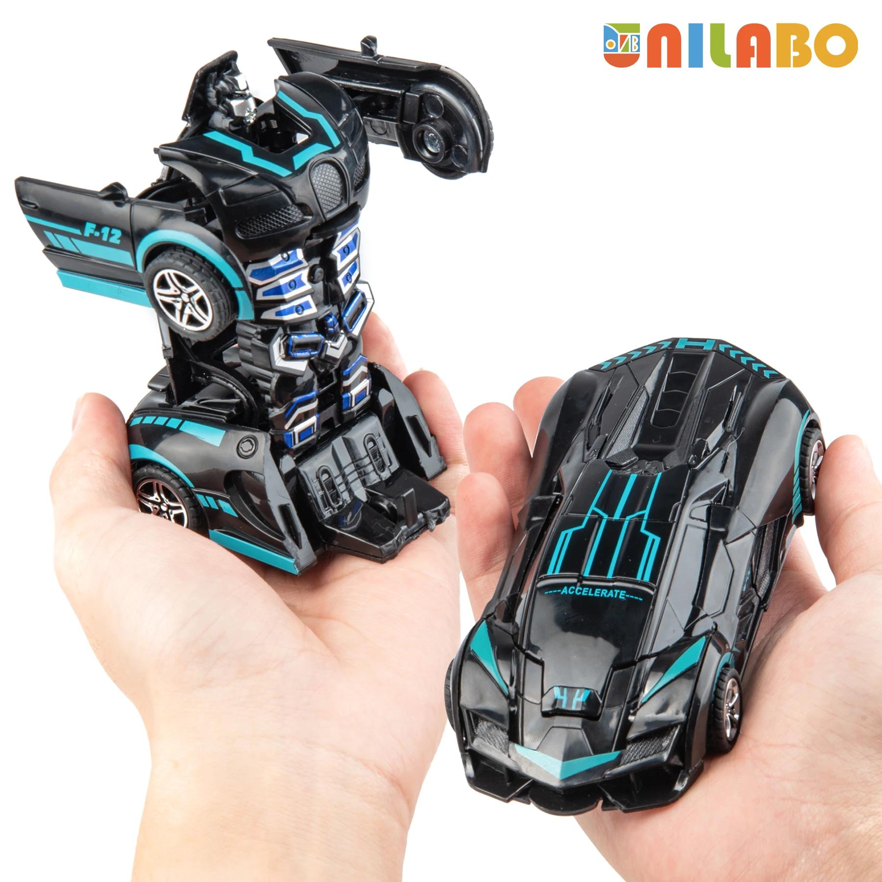 Jouets de voiture de sport Robot Transformable, sans piles, cadeau éducatif pour enfants, modèle de